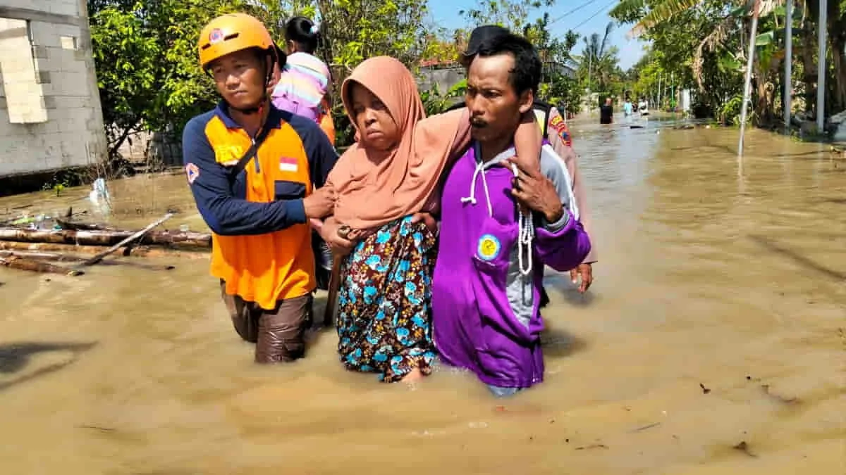 Banjir Sergap 8 Desa di Kabupaten Demak Jawa Tengah, Ribuan Warga Mengungsi