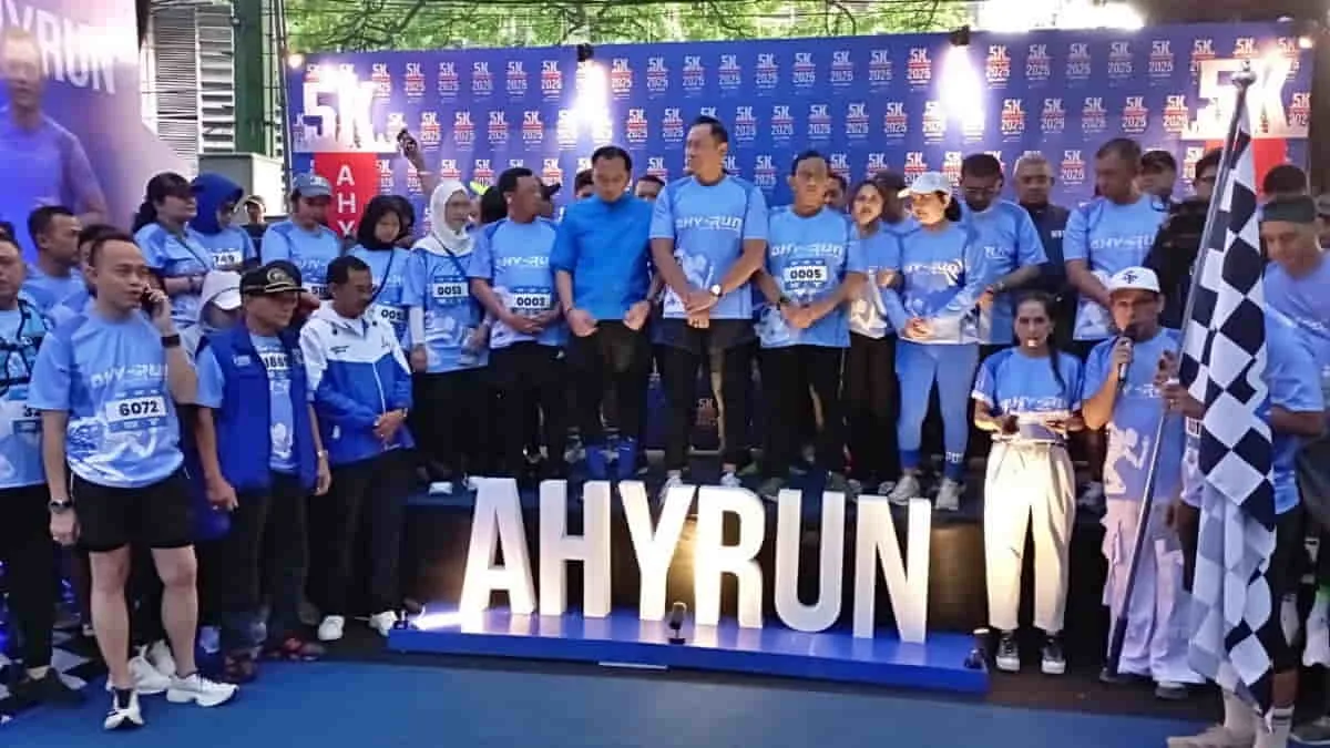 6000 Pelari Ikuti AHY Run 2025 di Bandung, Antusiasme Peserta Membludak
