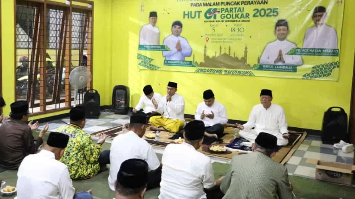 Kader Golkar Kabupaten Bandung Serempak Gelar Doa Bersama dan Istighosah Bagi Korban Bencana