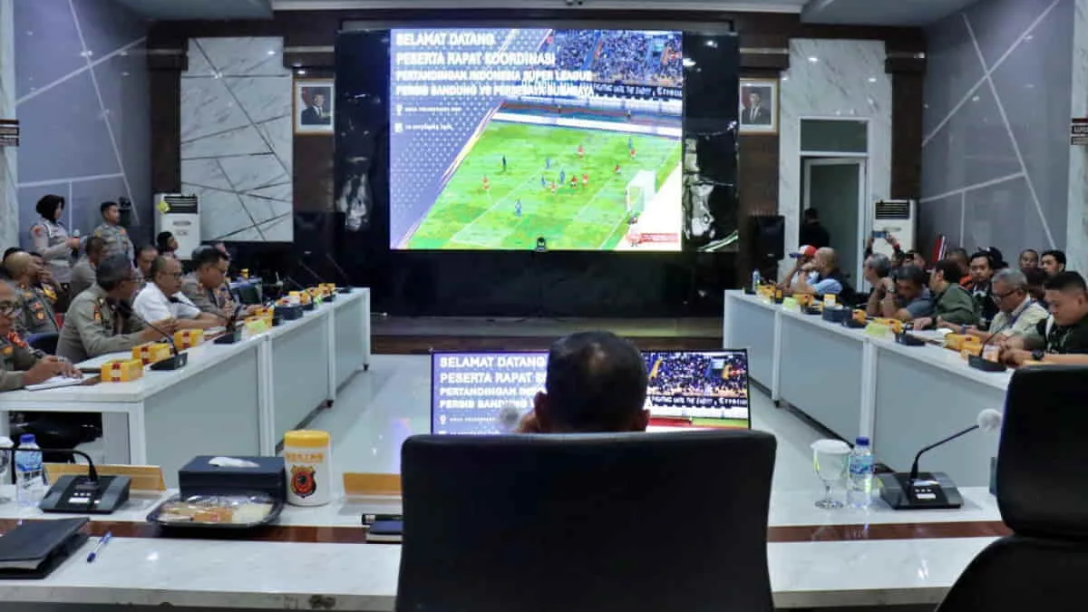 Laga Persib Menjamu Persebaya, Polrestabes Bandung Sebar Tim Pengamanan