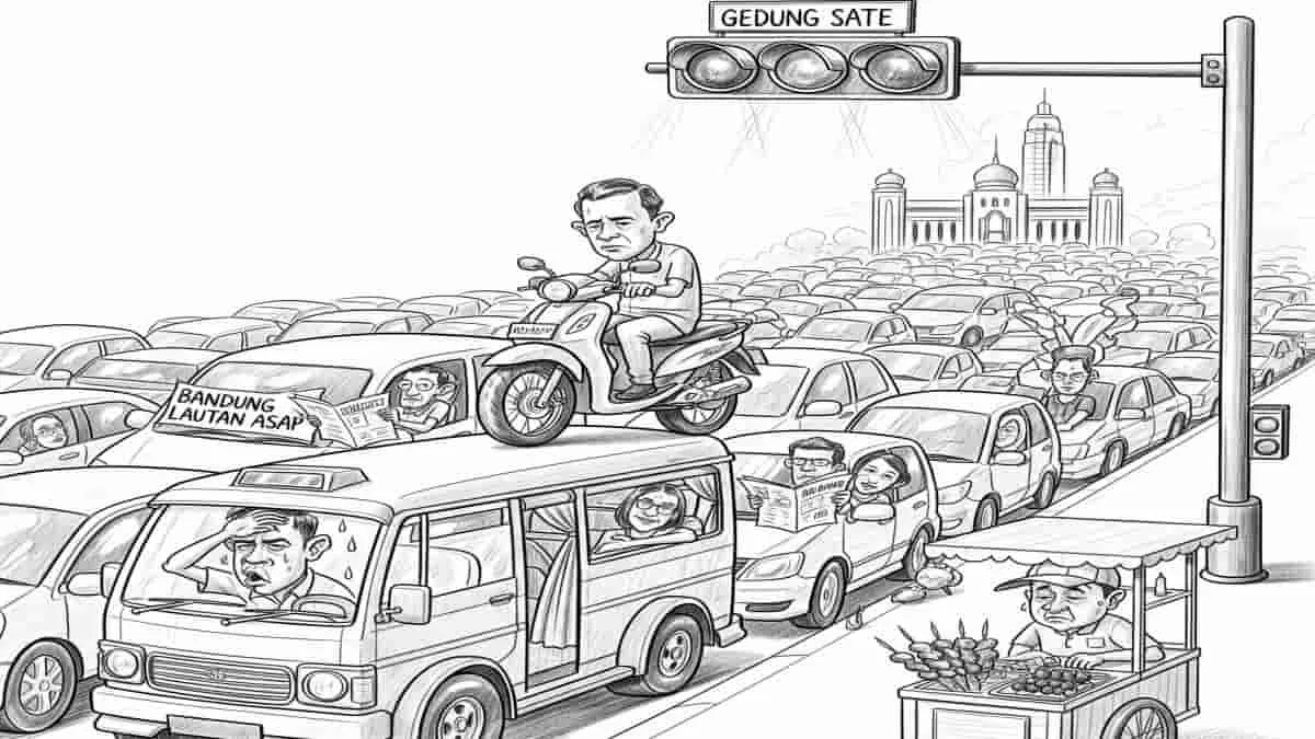 Penanganan Kemacetan Lalu Lintas di Kota Bandung Perlu Koordinasi Lintas Sektor