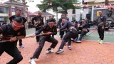 Sebanyak 126 siswa Sespimma Polri Angkatan 76 dari berbagai daerah di Indonesia memeriahkan HUT RI Ke-81 dengan perlombaan di Sespimma Polri di Lembang, Jawa Barat, Senin (17/8/2026) Foto: Ist
