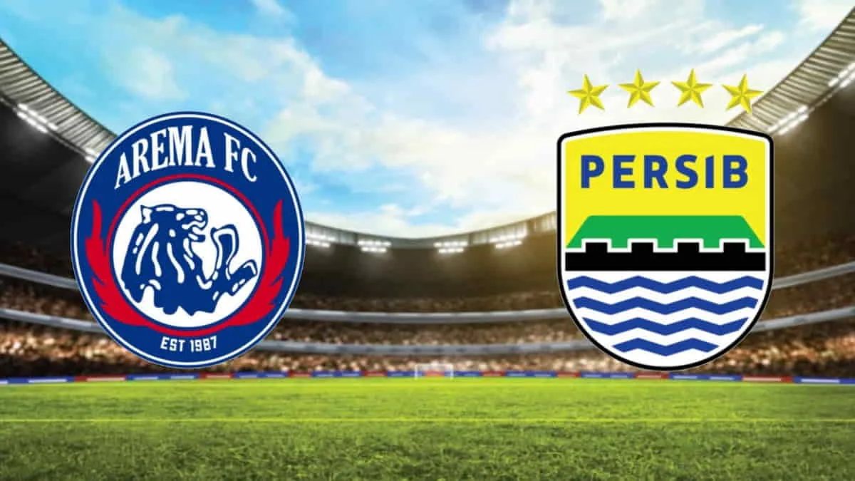 Laga big match bertabur pemain bintang, Persib Bandung saling adu kekuatan tim saat melawan Arema FC. Foto: ist/net/kolase canva