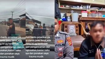 Viral di Media Sosial Perusakan Mobil Pemudik Asal Pekalongan di Ciamis Jawa Barat