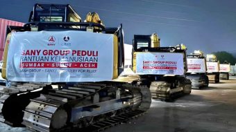 Sany Group Indonesia Kerahkan Dukungan Alat Berat ke Daerah Terdampak Bencana di Aceh dan Sumatera