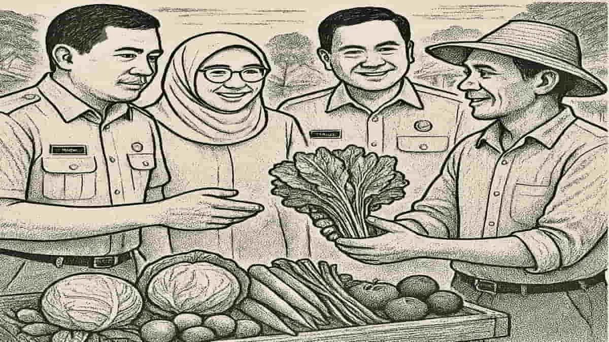 Pemkot Cimahi, Jawa Barat, mendorong SPPG menggunakan produk pertanian lokal dalam mendukunga pelaksanaan program MBG. Foto: ilustrasi/