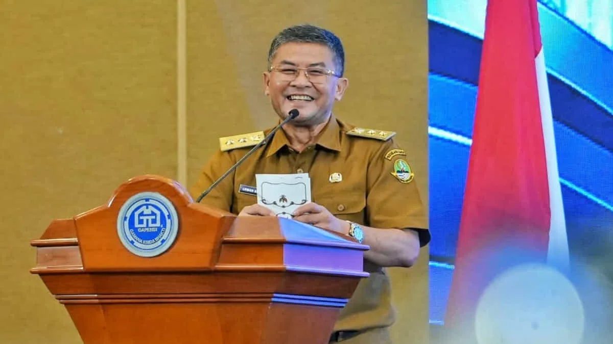 Wagub Jawa Barat Erwan Setiawan mendorong sektor konstruksi terus berbenah agar memiliki daya saing kuat sera tetap menjunjung tinggi etika usaha. Foto: istimewa/