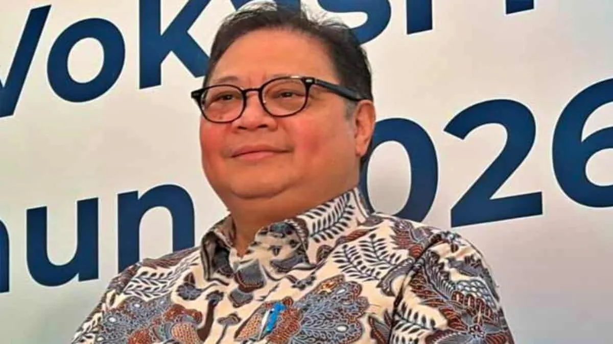Menteri Koordinator Bidang Perekonomian Airlangga Hartarto menegaskan jika tarif dagang Indonesia dengan AS, kini berlaku 15 persen. Foto: ist/net