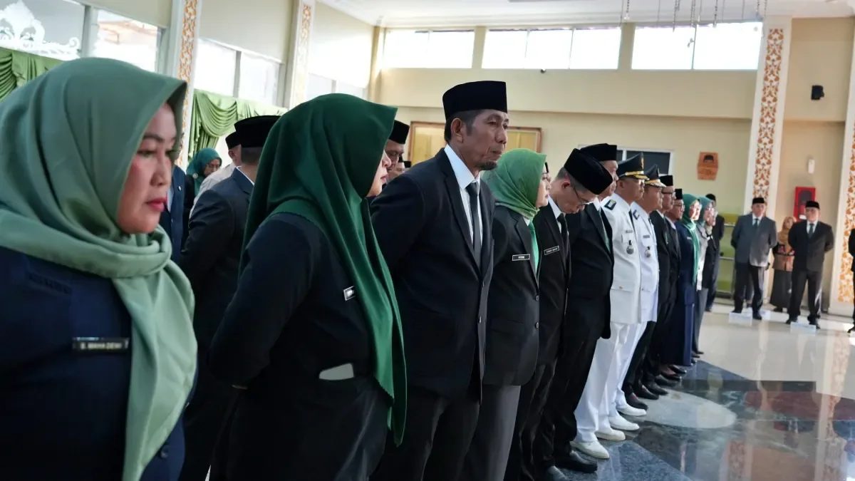 Penyegaran Birokrasi, Bupati Bandung kembali melakukan rotasi mutasi ASN di lingkungan Pemkab Bandung, Jawa Barat. Kali ini, bupati melantik 56 pejabat administrator dan pengawas. Foto: ist/Diskominfo Pemkab Bandung