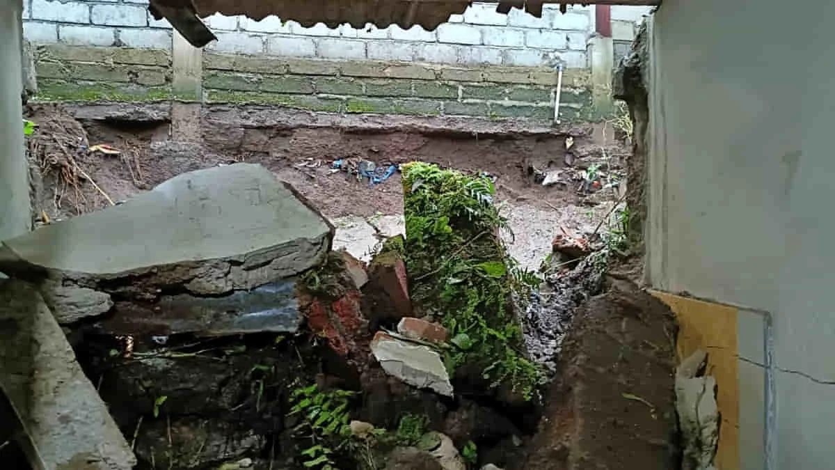 Titik tanah longsor di Desa Gunung Sari, Kecamatan Gunung Sari, Lombok Barat, Nusa Tenggara Barat, Senin (27/4/2026). Foto: ist/BPBD Kabupaten Lombok Barat