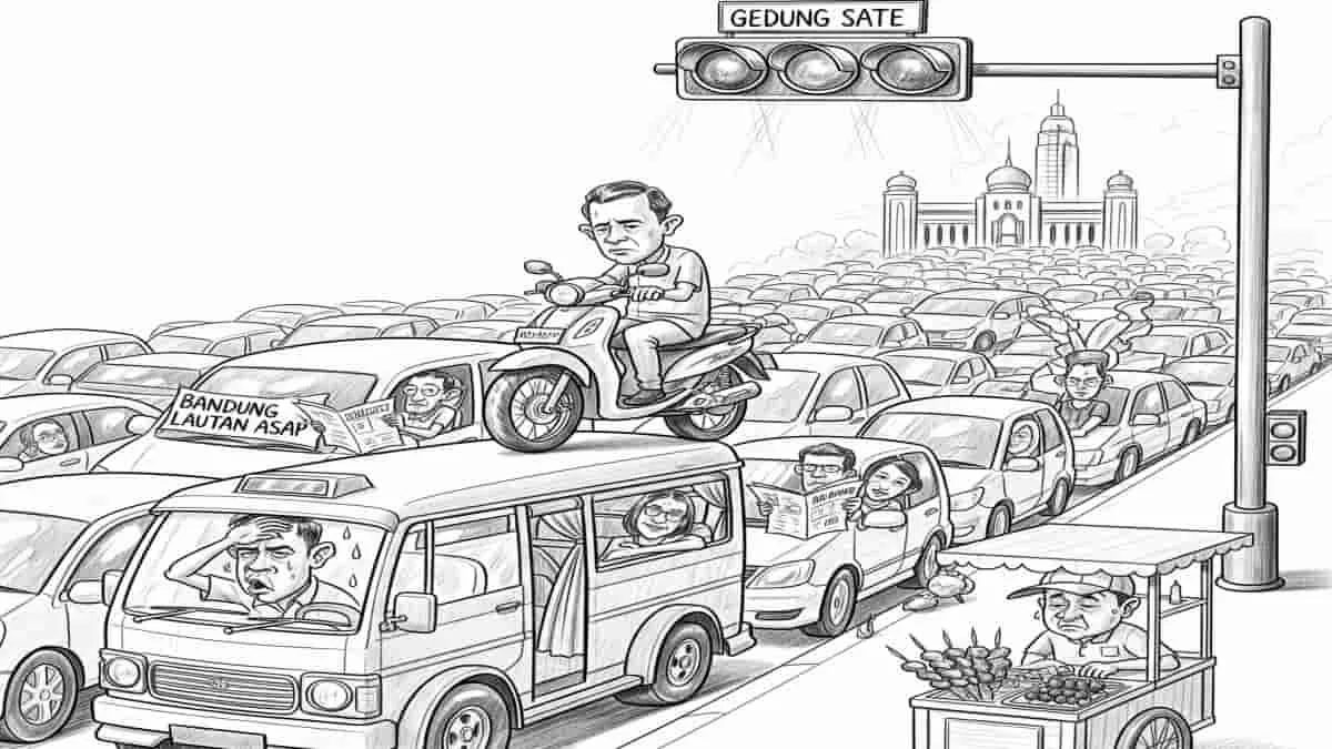 Penanganan kemacetan lalu lintas di Kota Bandung, Jawa Barat, memerlukan koordinasi lintas sektor. Pemkot Bandung mencatat sedikitnya ada 11 titik rawan macet di pusat kota. Foto: ilustrasi/net