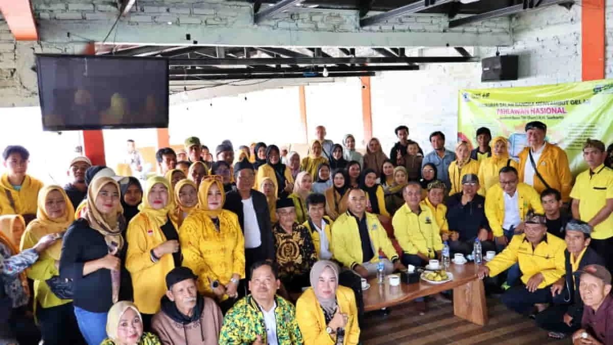 DPD Golkar Kabupaten Bandung, Jawa Barat, mengapresiasi pemerintah yang telah menganugerahkan gelar pahlawan nasional kepada HM Soeharto. Foto: ecp/trustjabar