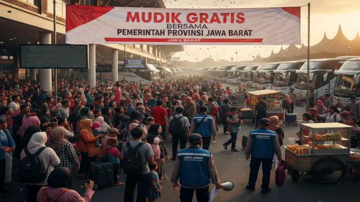 Pemprov Jawa Barat menggelar Program Mudik Gratis 2026. Pemprov Jawa Barat menyiapkan 3.040 tiket gratis dalam program ini. Foto: ilustrasi/