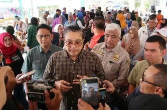 Gerakan Pangan Murah Bapanas Ludes Diserbu Warga Baleendah, Kabupaten Bandung