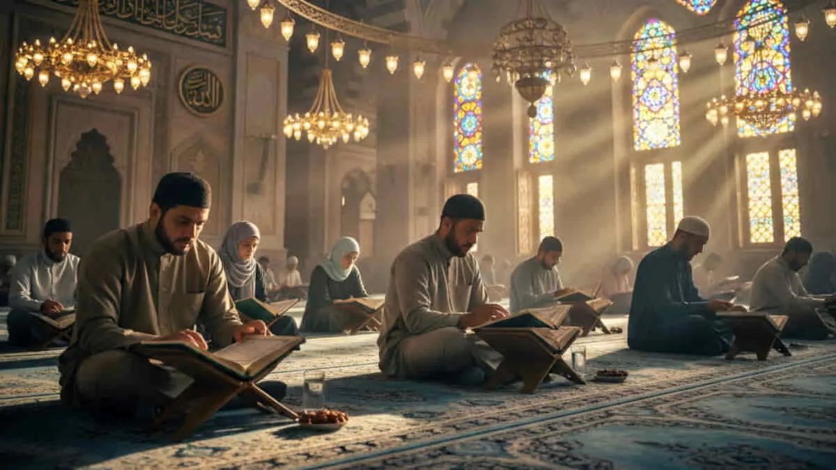 Tadarus atau membaca Al-Quran. Inilah amalan utama Ramadan untuk transformasi diri. Foto: ilustrasi/