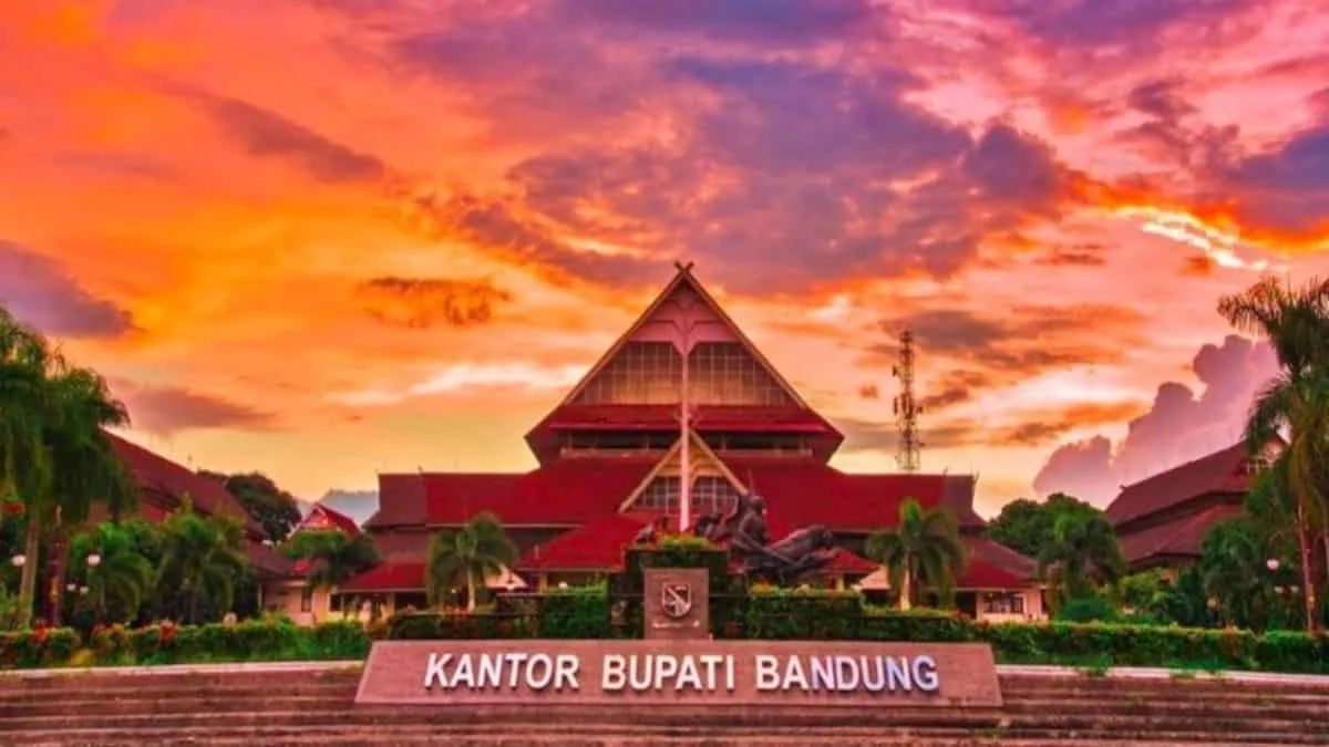 Kantor Bupati Bandung, Jawa Barat. Pemerintah Kabupaten Bandung pada 17-19 April 2026 bakal menggelar Bandung Bedas Expo. Foto: ist/