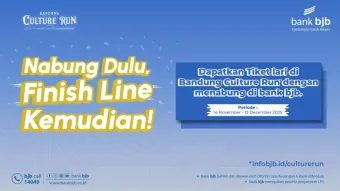 Bandung Culture Run Digelar 14 Desember, Bank bjb Sediakan Tiket bagi Nasabah